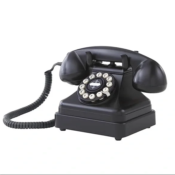 NEW Audio Guestbook Wedding Phone Vintage Style Black Romantic Phone Guest Book - Picture 3 of 4